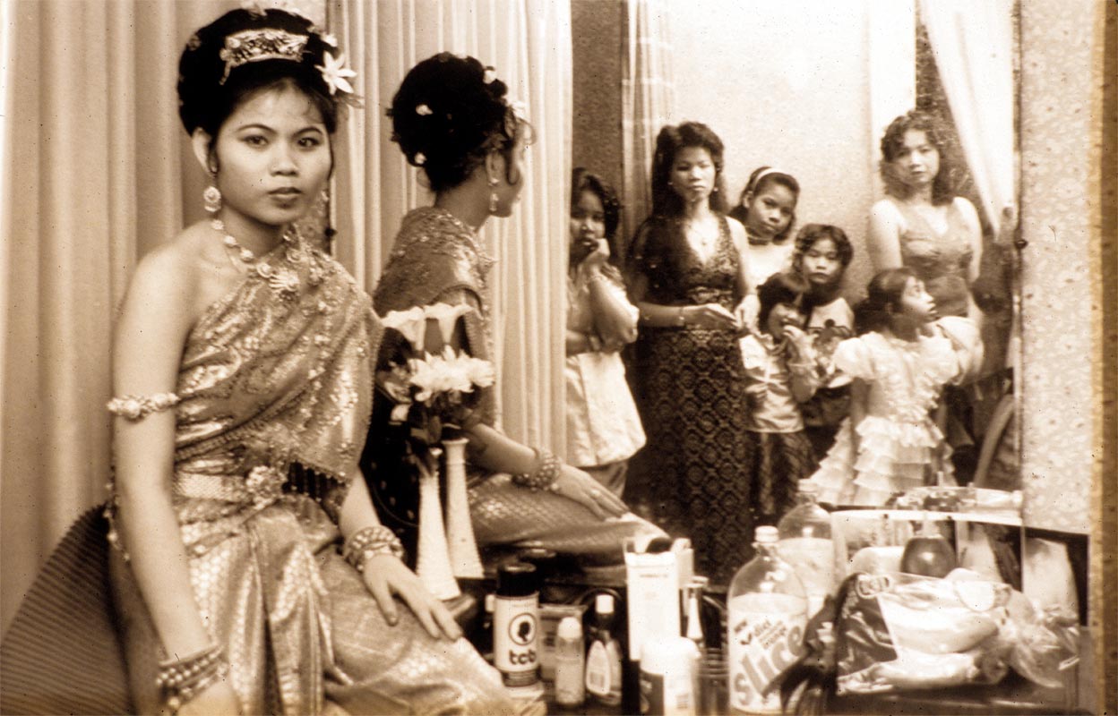 Srey on her wedding day