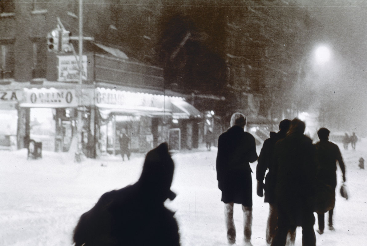 On the Street: Nite Snow 3rd Ave/St. Marks
