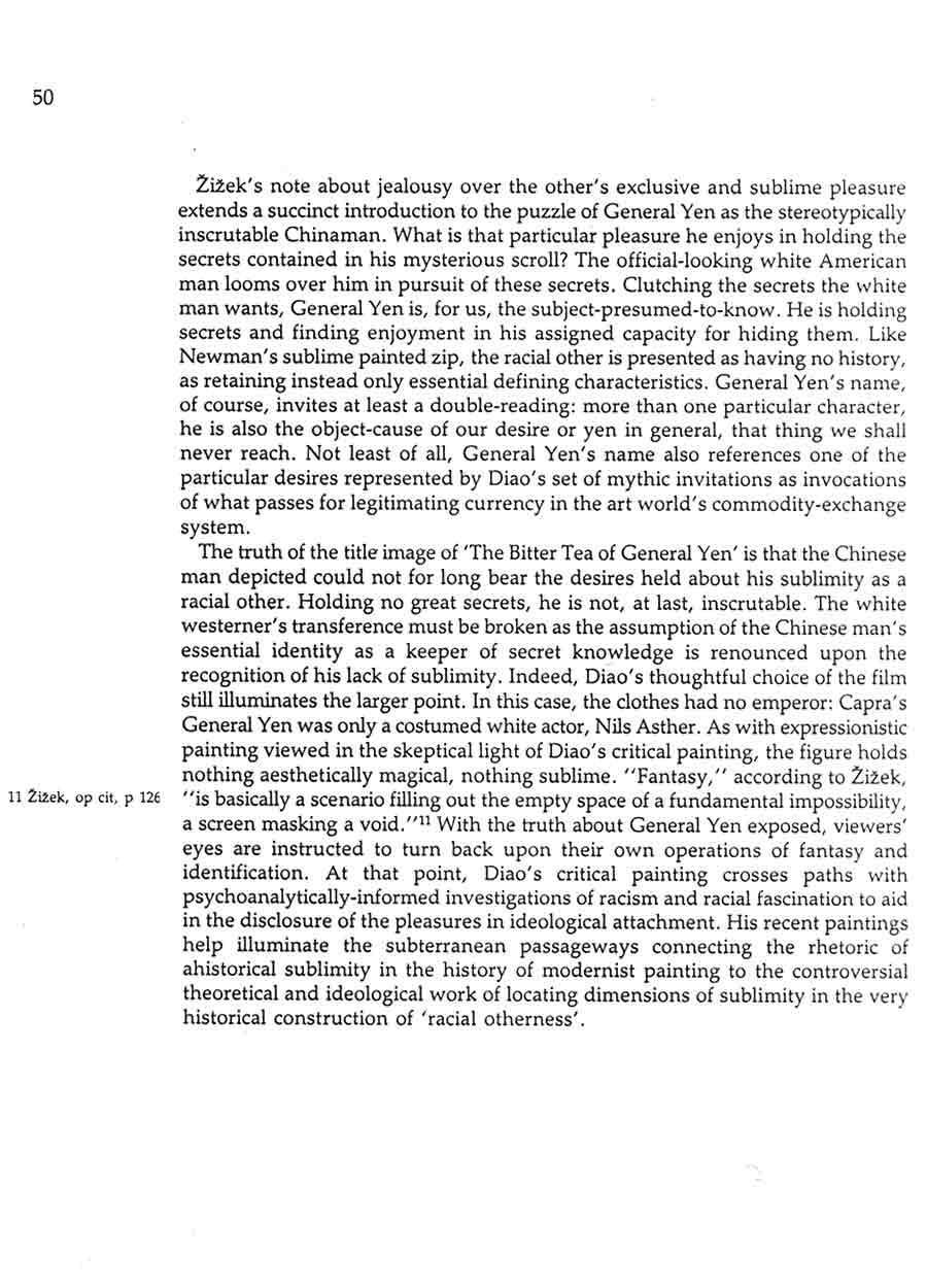 David Diao: Critical Painting and the Radical Sublime, article, pg 9