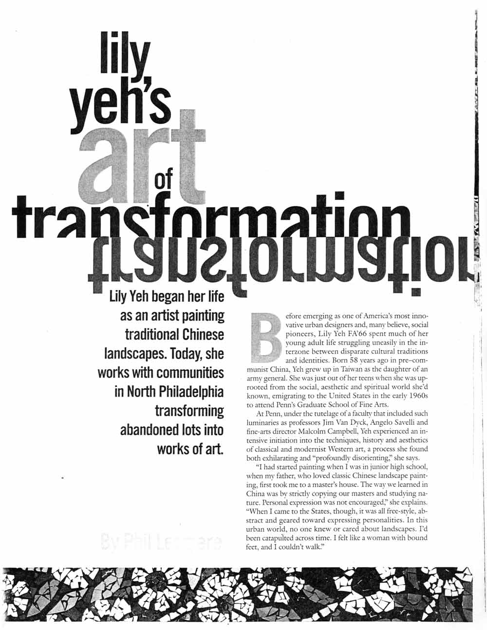 Lily Yeh article, pg 1