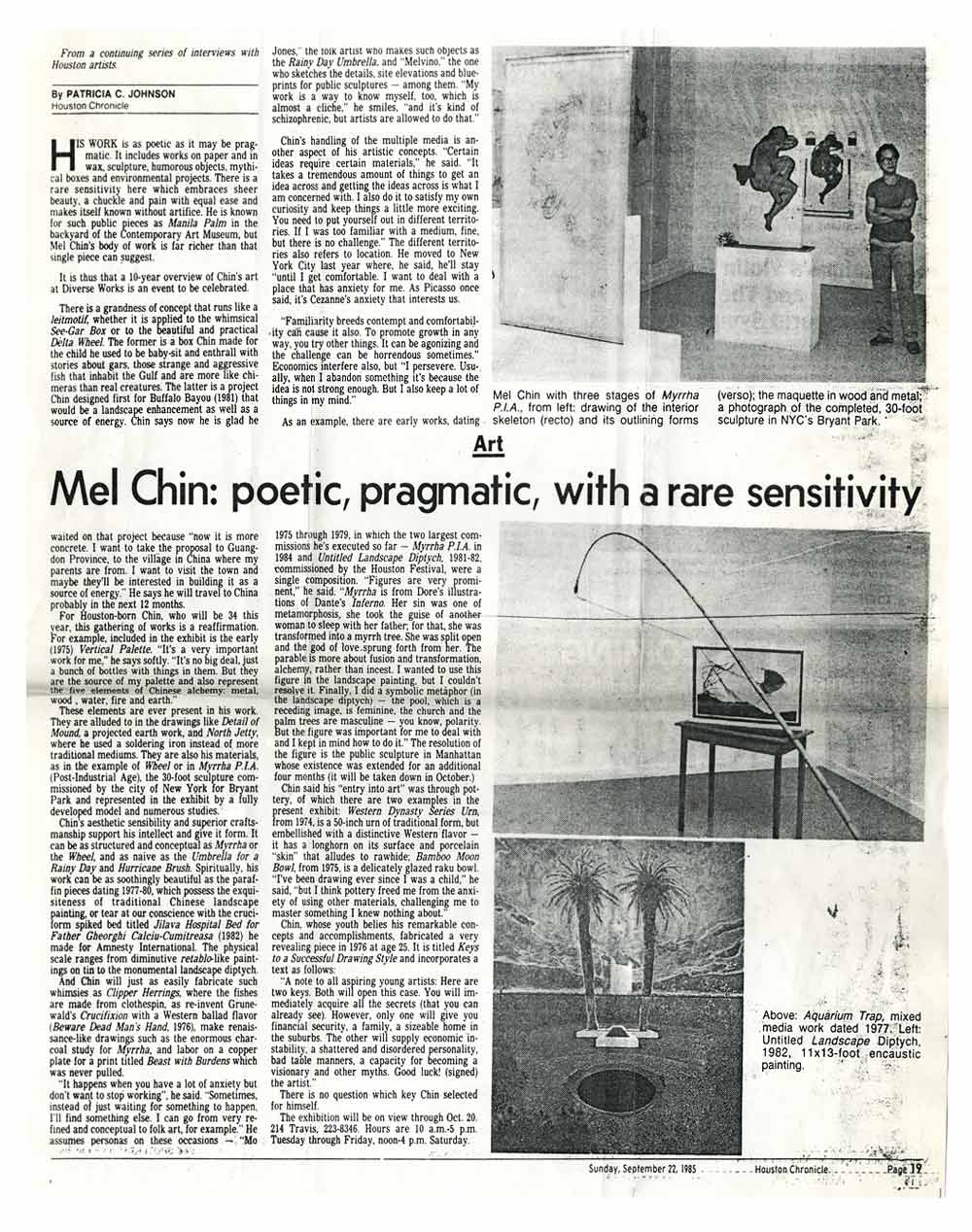 Chin: poetic, pragmatic