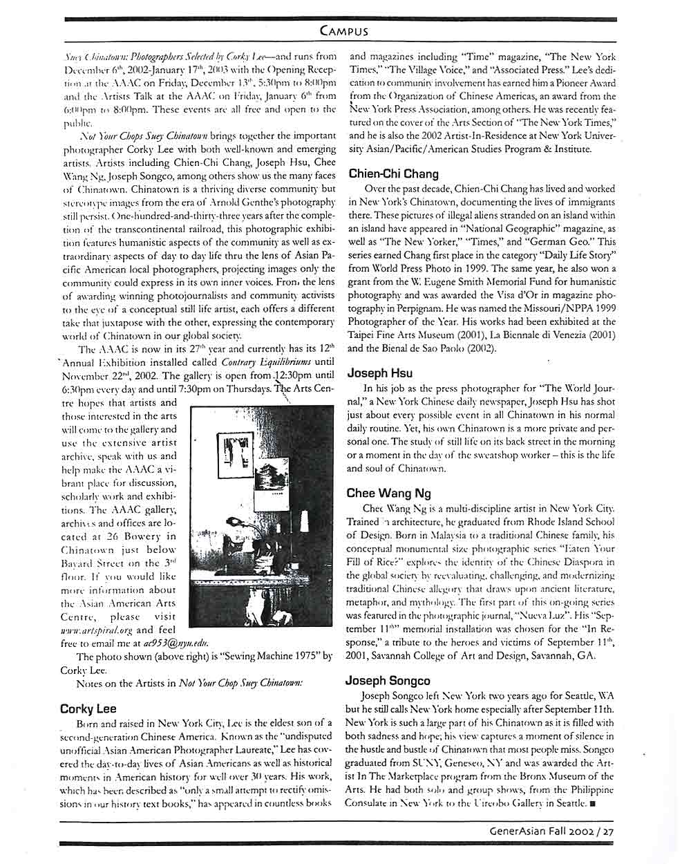 Article in GenerAsian