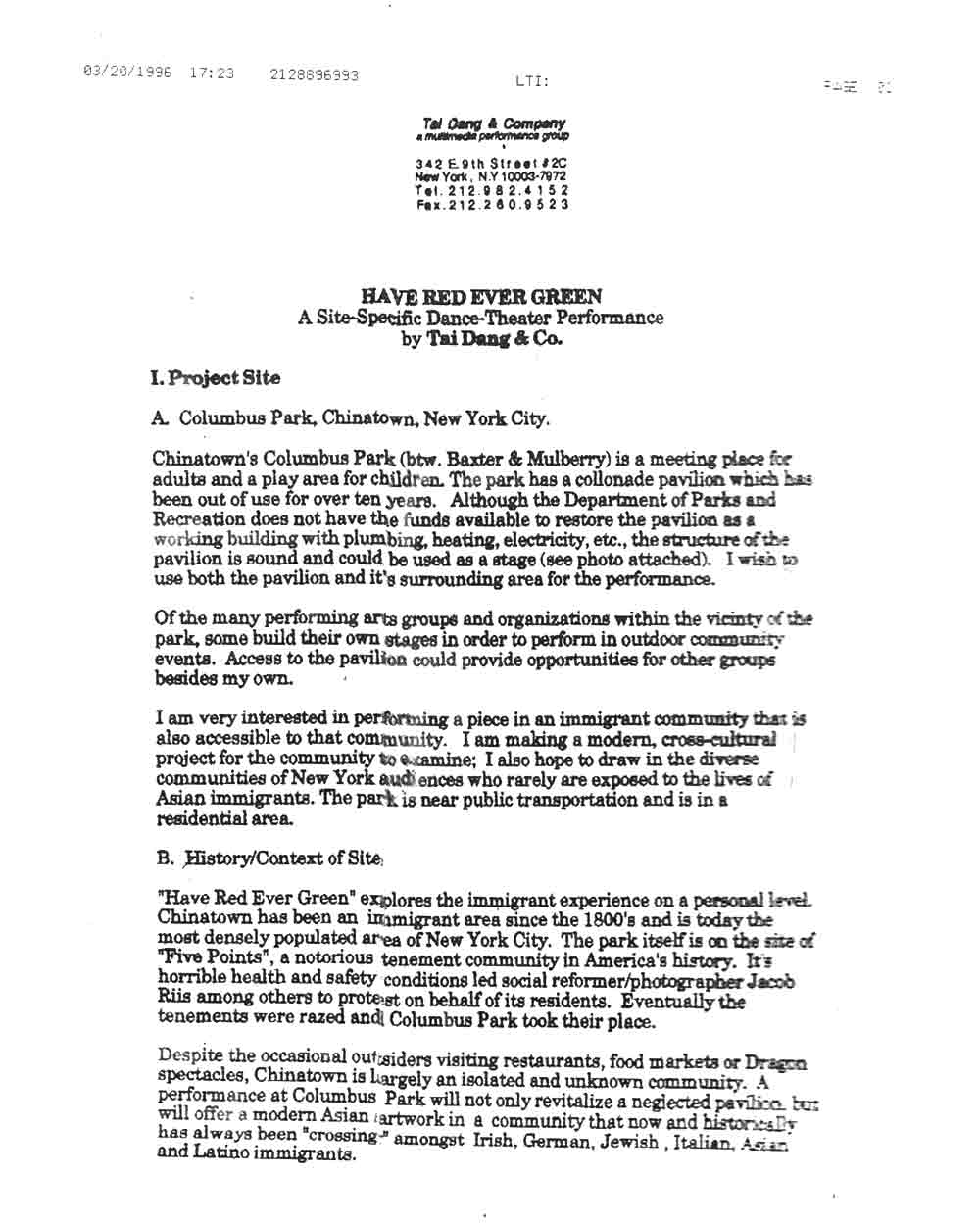 Tai Dang's Proposal, pg 1