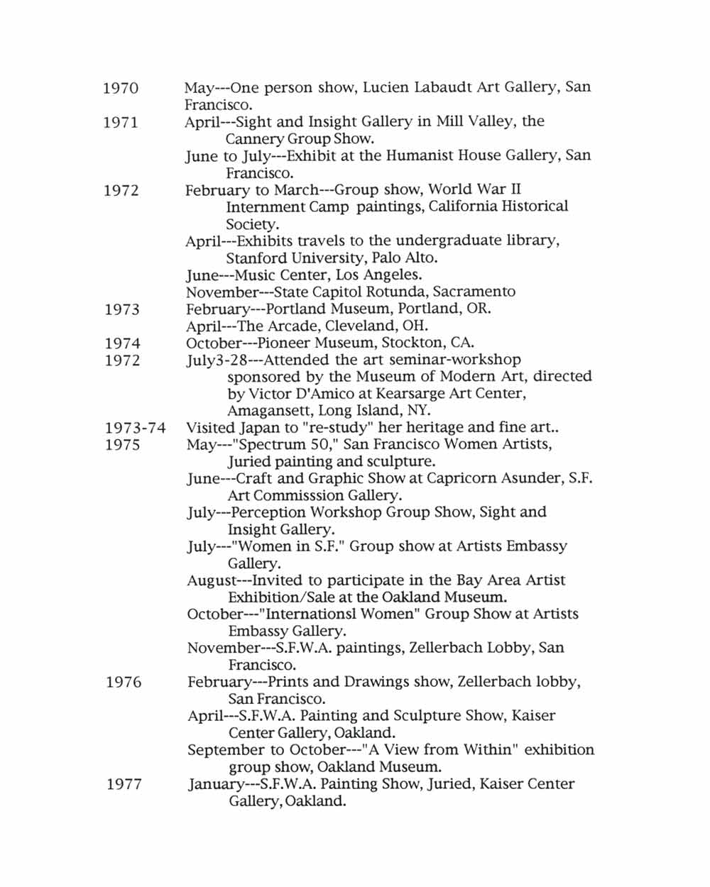 Hisako Hibi's Resume, pg 2