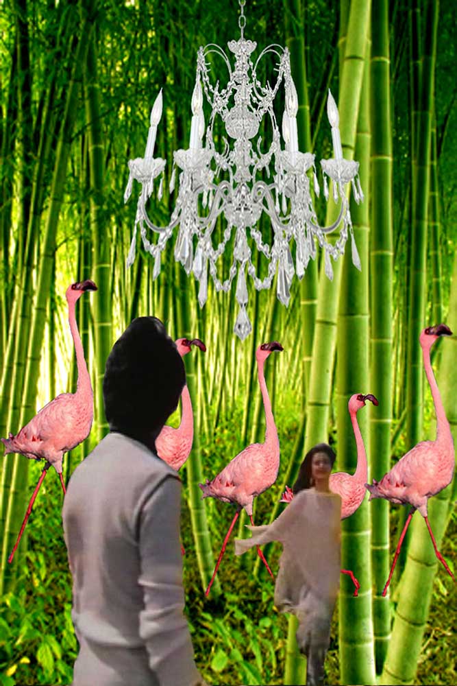 Bamboo Flamingo