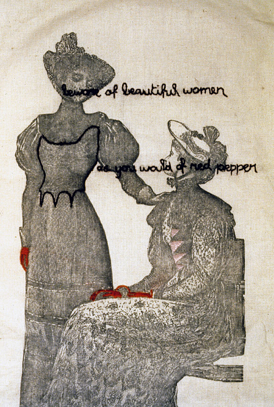 Beware of Beautiful Women (detail)
