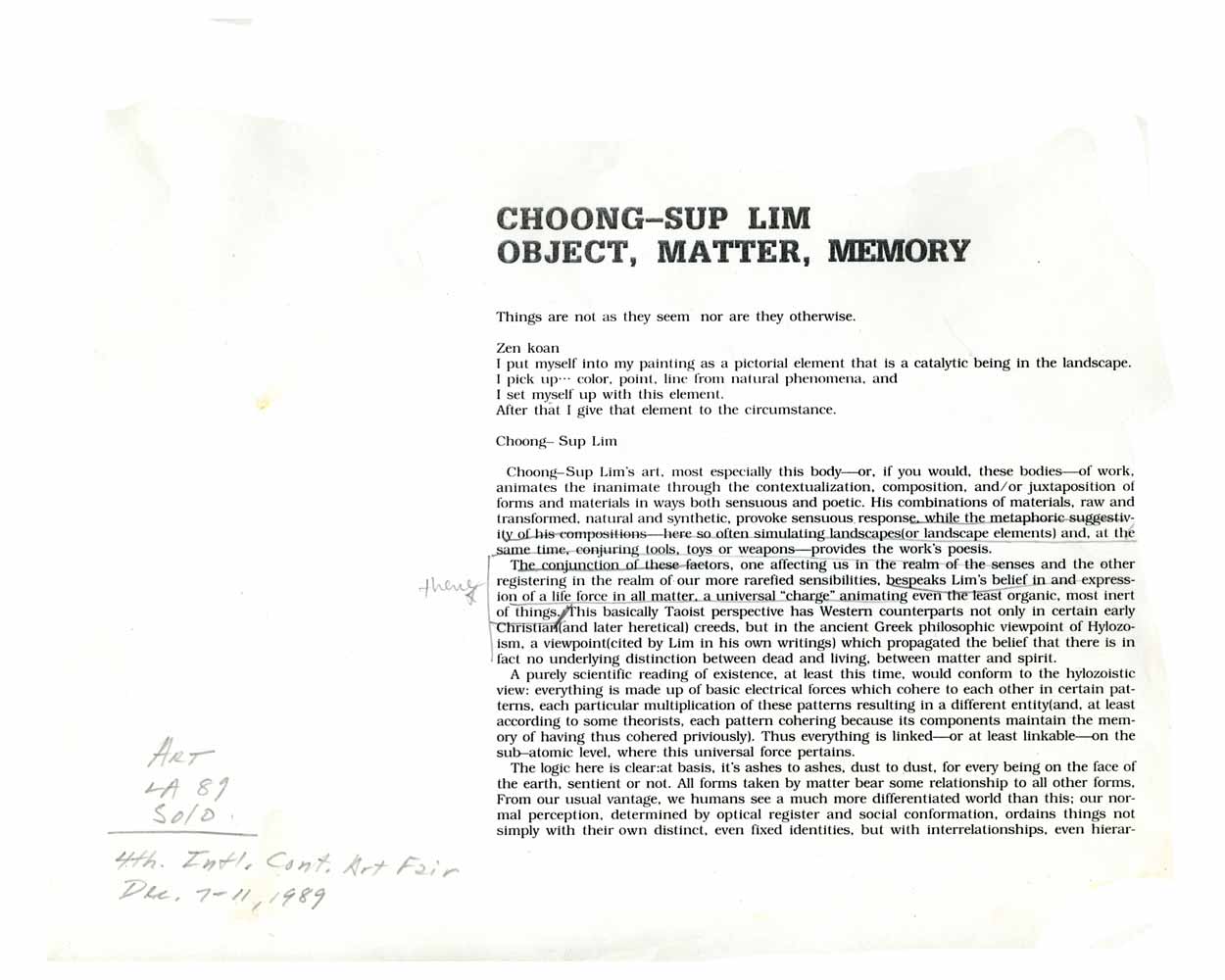 Essay on memory