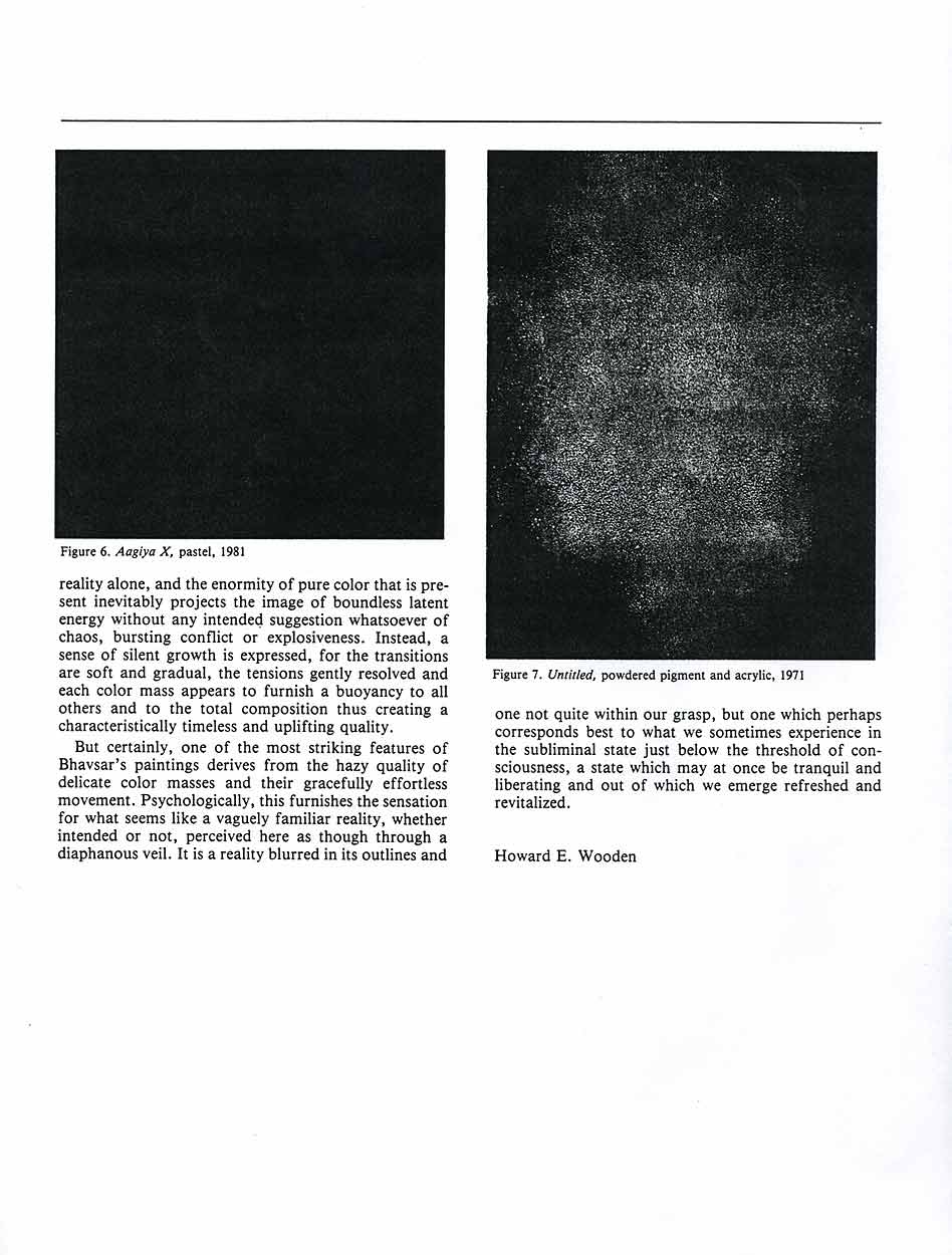 Natvar Bhavsar: Encounter With Color, essay, pg 4