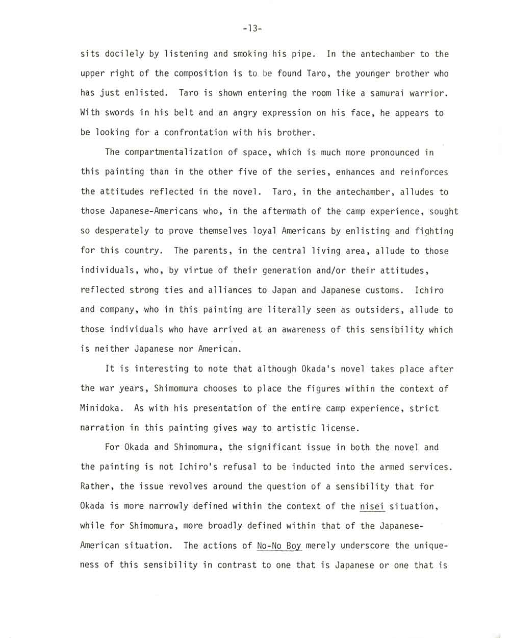 A Japanese-American Artistic Sensibility, pg 13