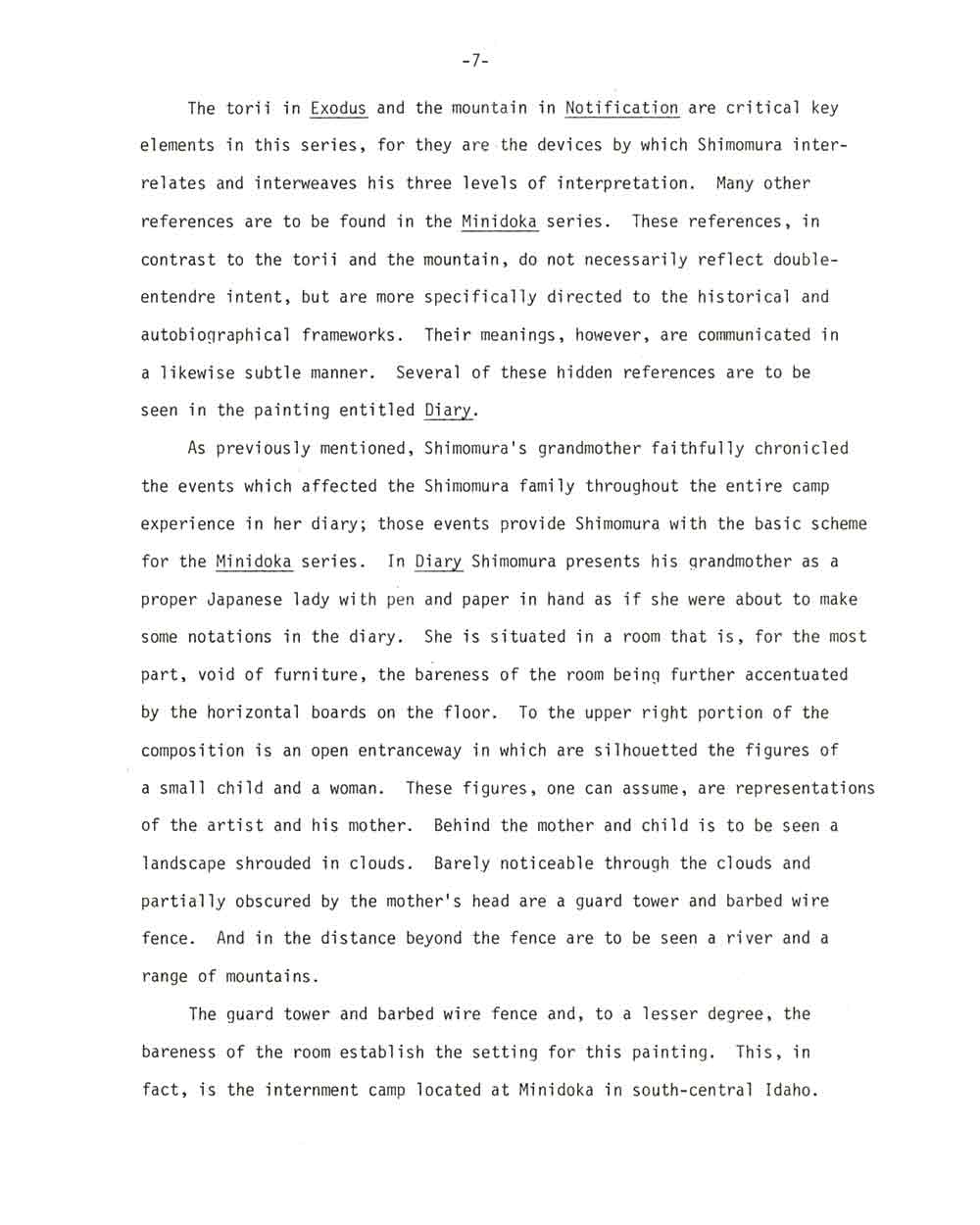 A Japanese-American Artistic Sensibility, pg 7