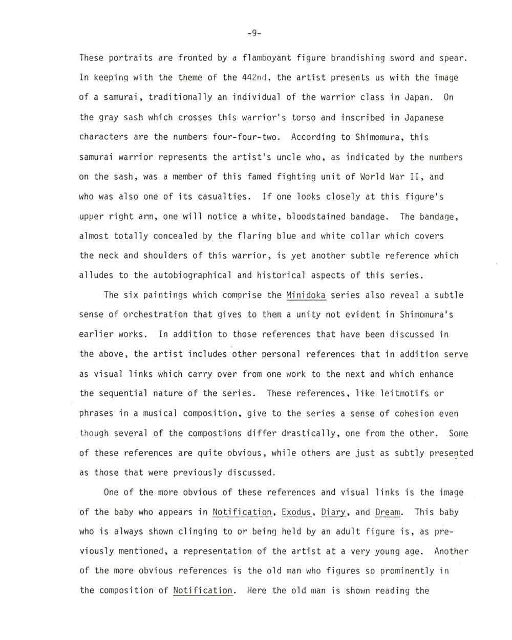 A Japanese-American Artistic Sensibility, pg 9