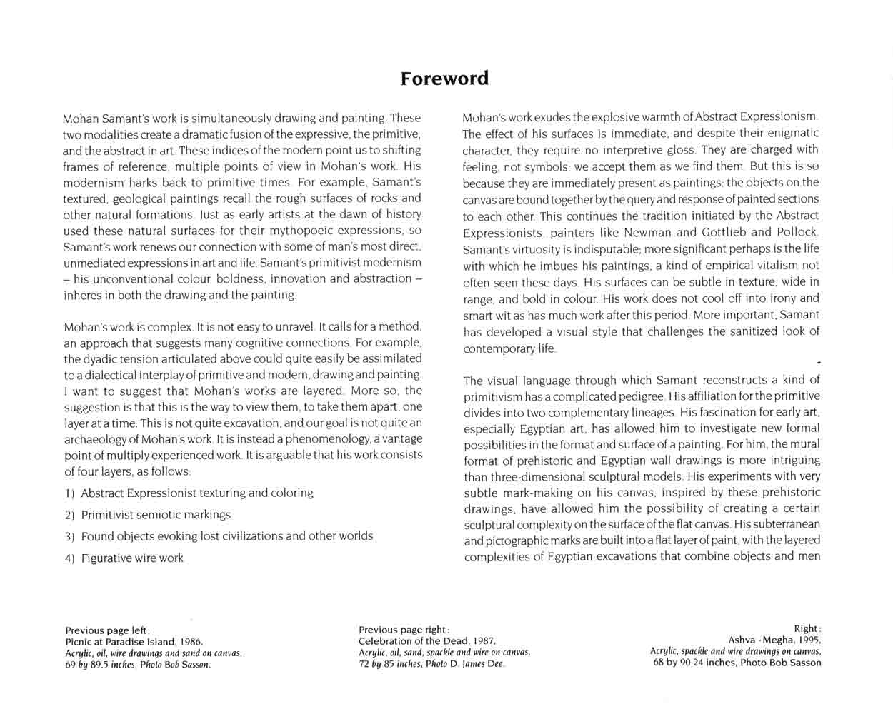 Artist catalogue essay