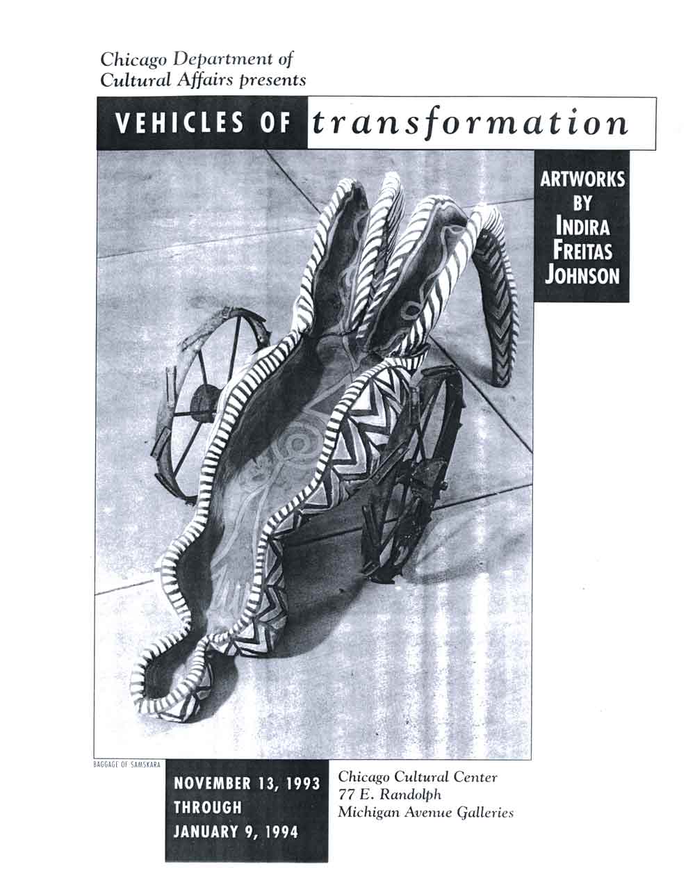 Vehicles of transformation, article, pg 1