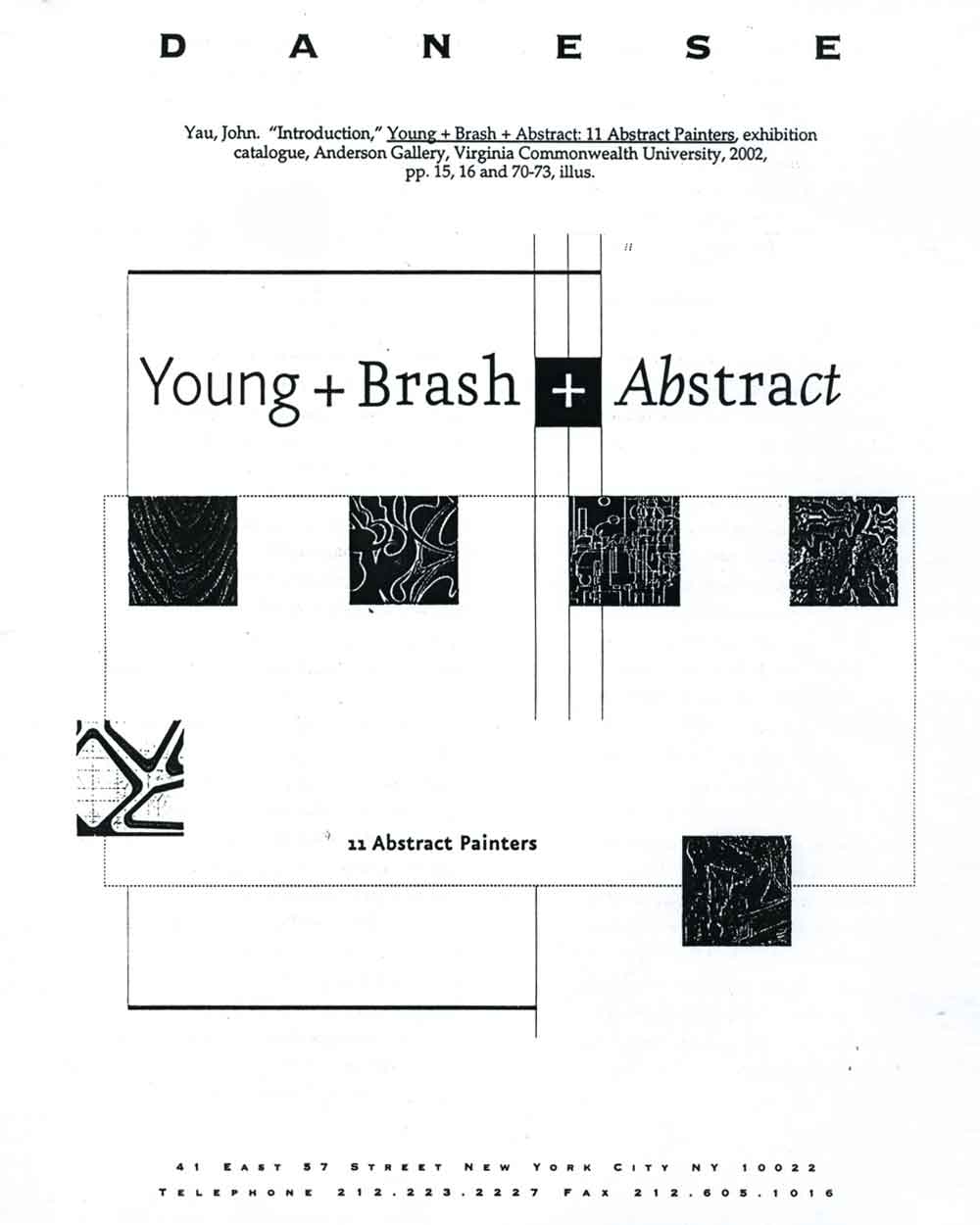 Introduction by John Yau, pg 1