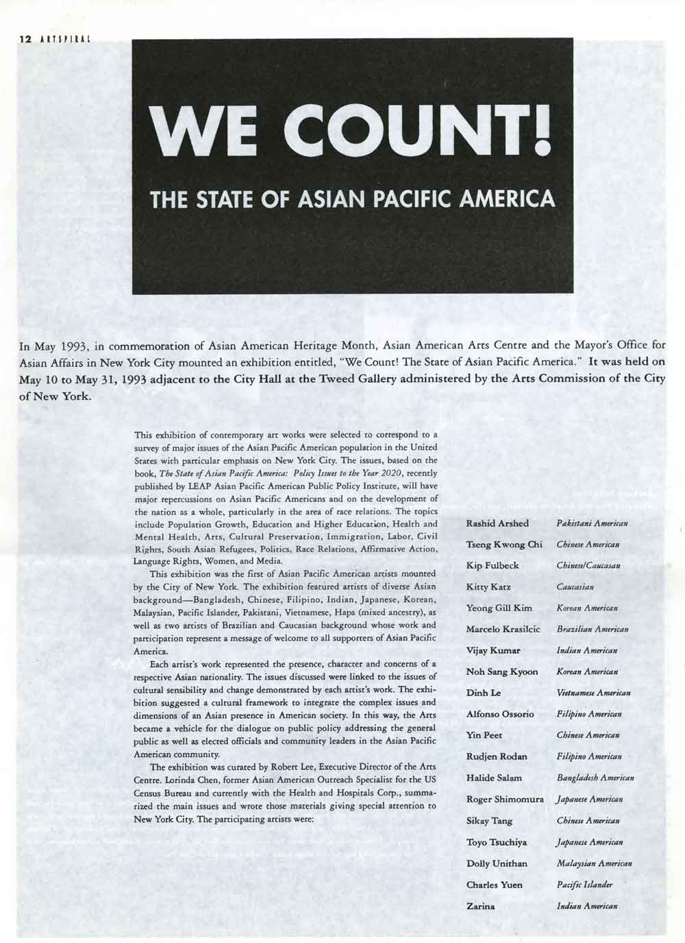 We Count!, pg 1