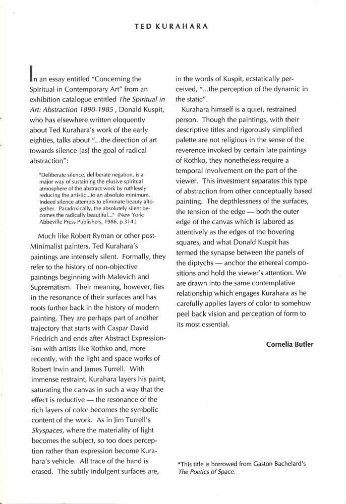 Ed Clark Carol Haerer Ted Kurahara, brochure