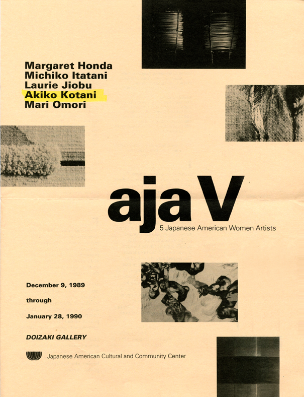 aja V, brochure, pg 1