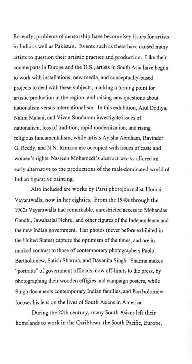 Out of India, brochure, pg 3