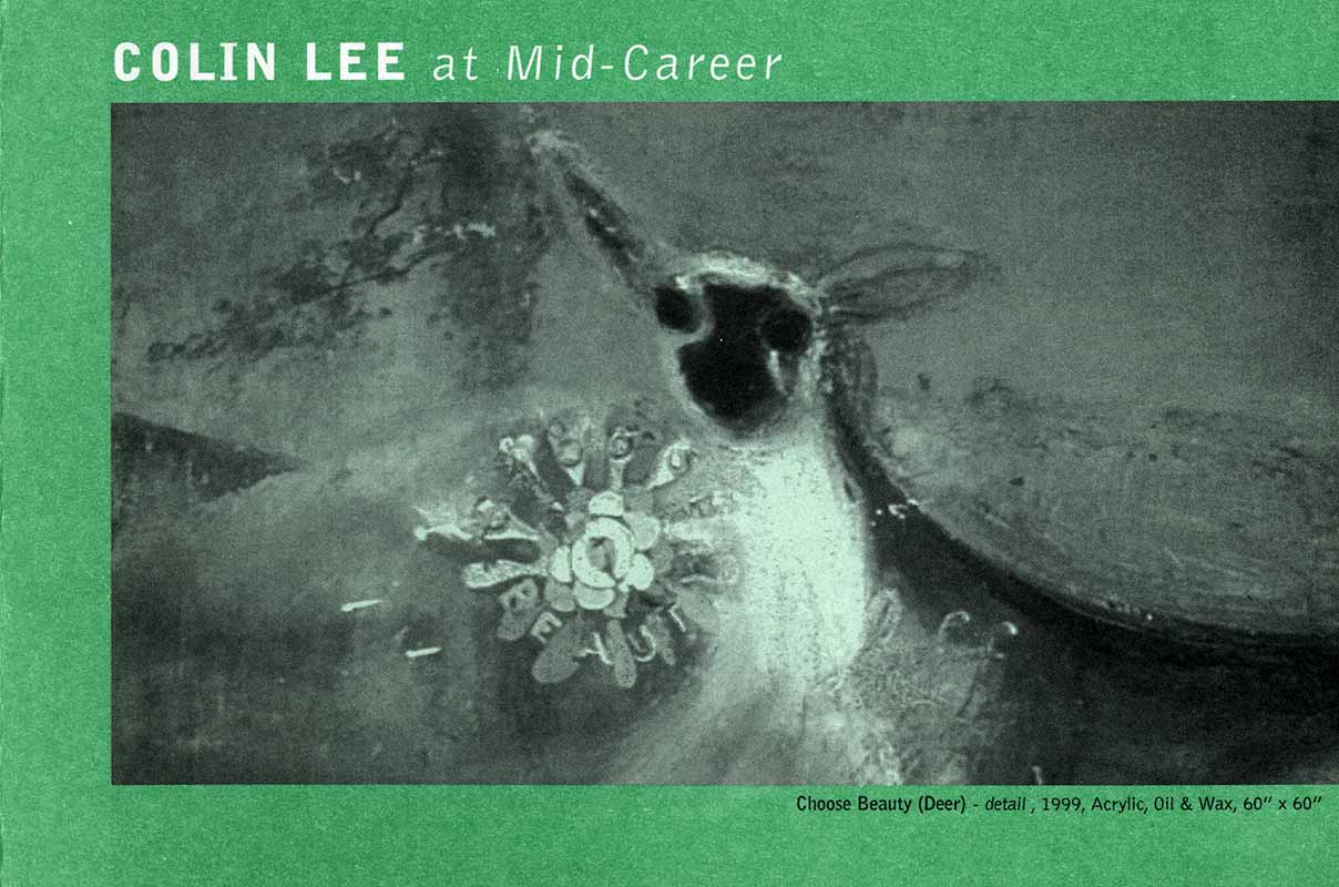 Colin Lee at Mid-Career, flyer, pg 1