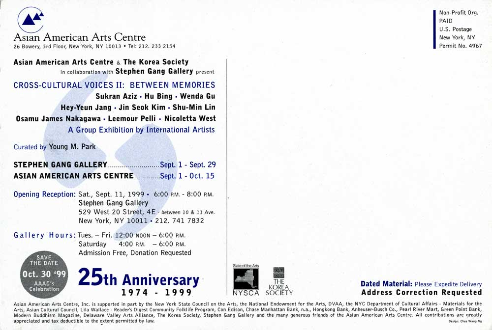 Cross-Cultural Voices II, flyer, pg 4