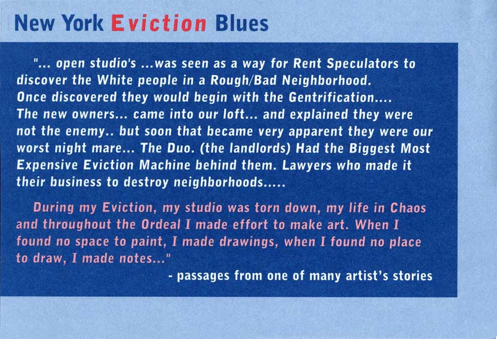 Eviction Blues flyer, pg 2