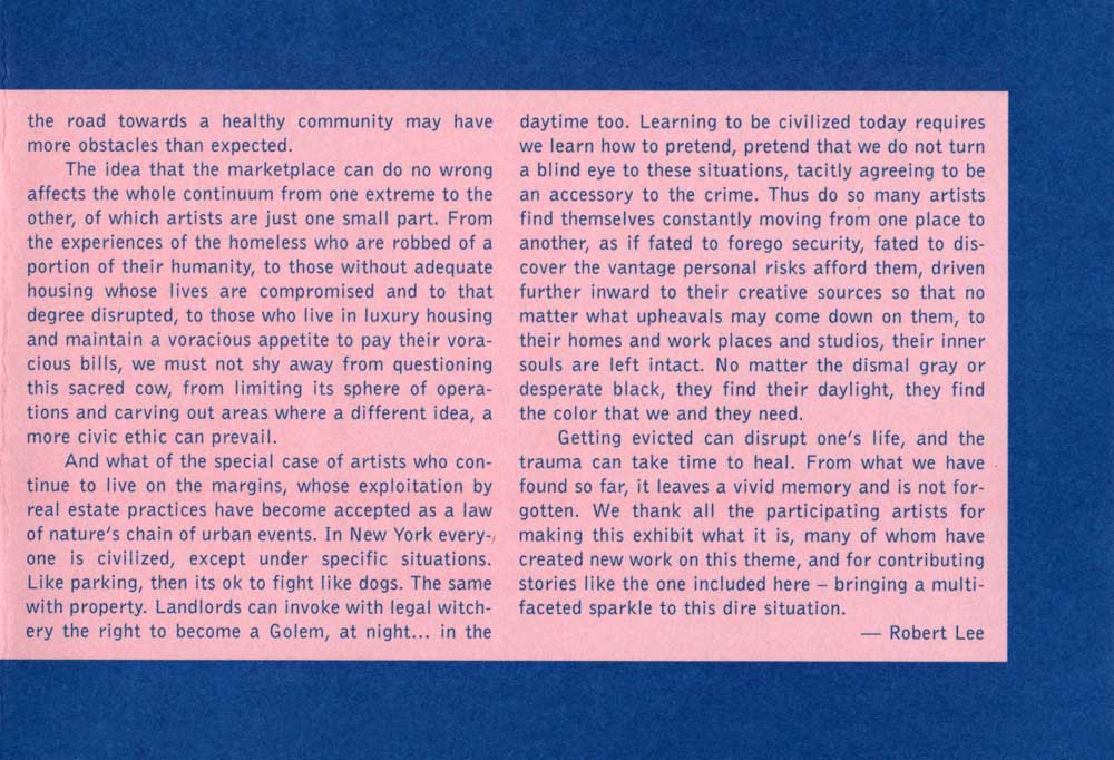 Eviction Blues flyer, pg 5