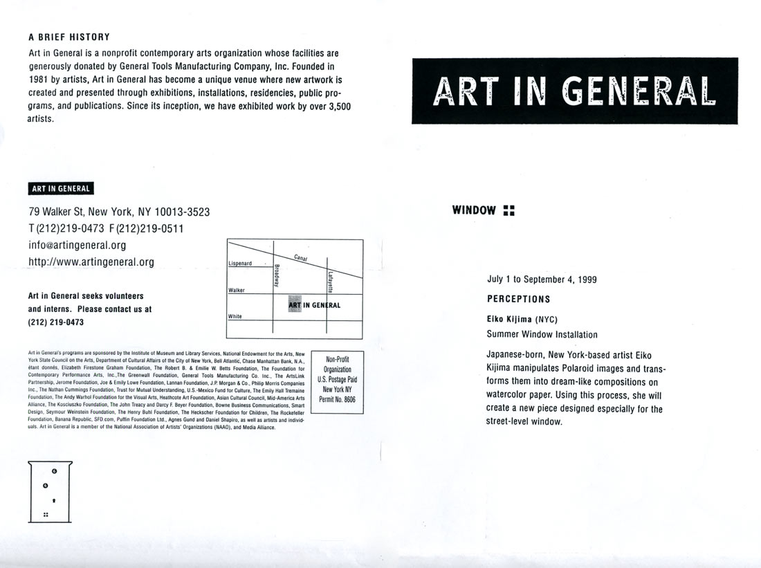 Art in General, flyer