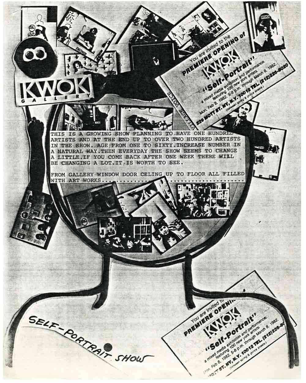 Self Portrait flyer