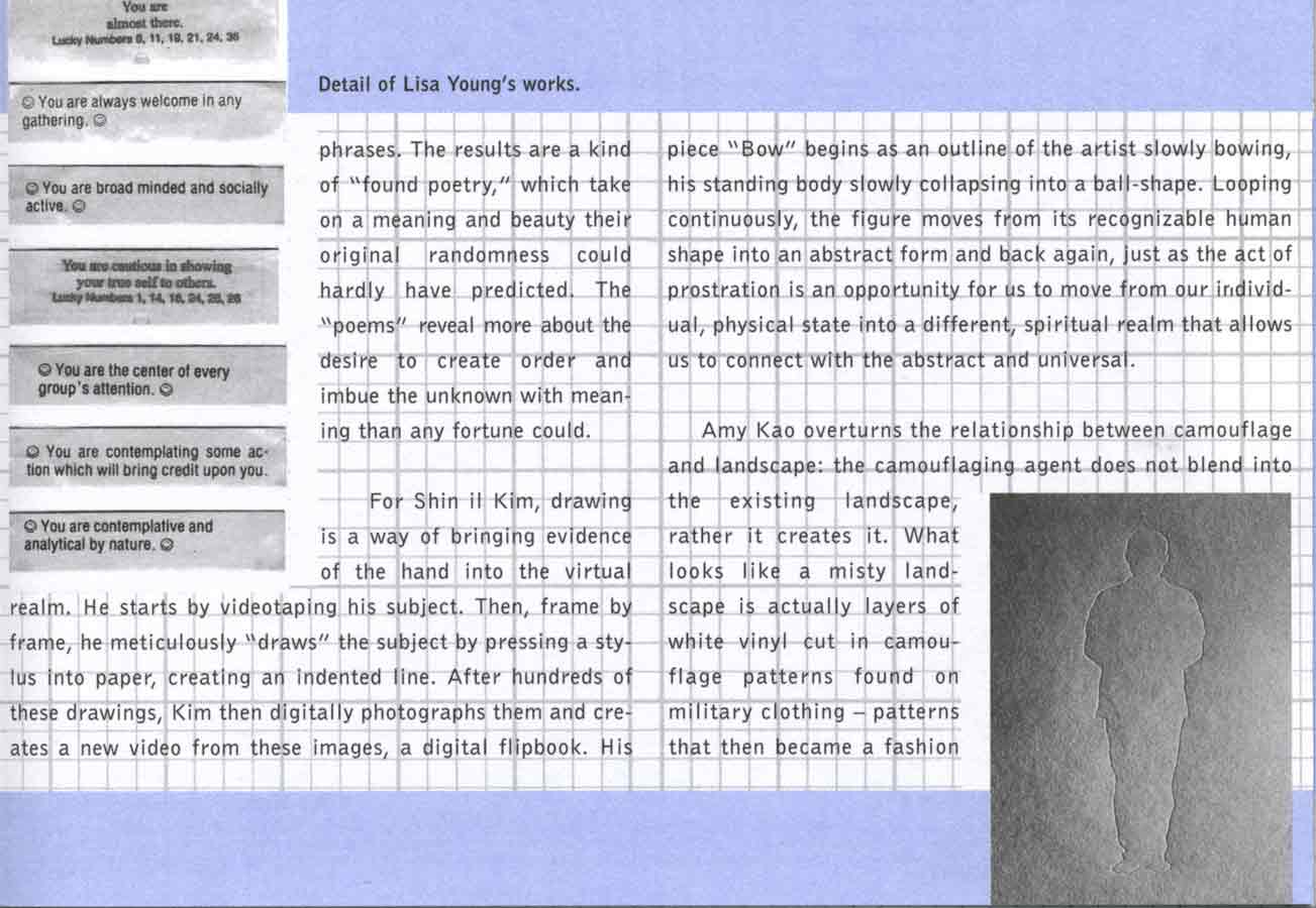 The Topography of Absence, flyer, pg 3