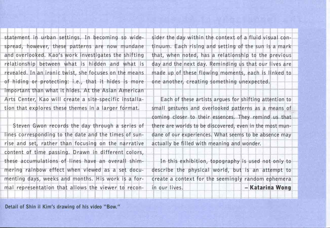 The Topography of Absence, flyer, pg 4