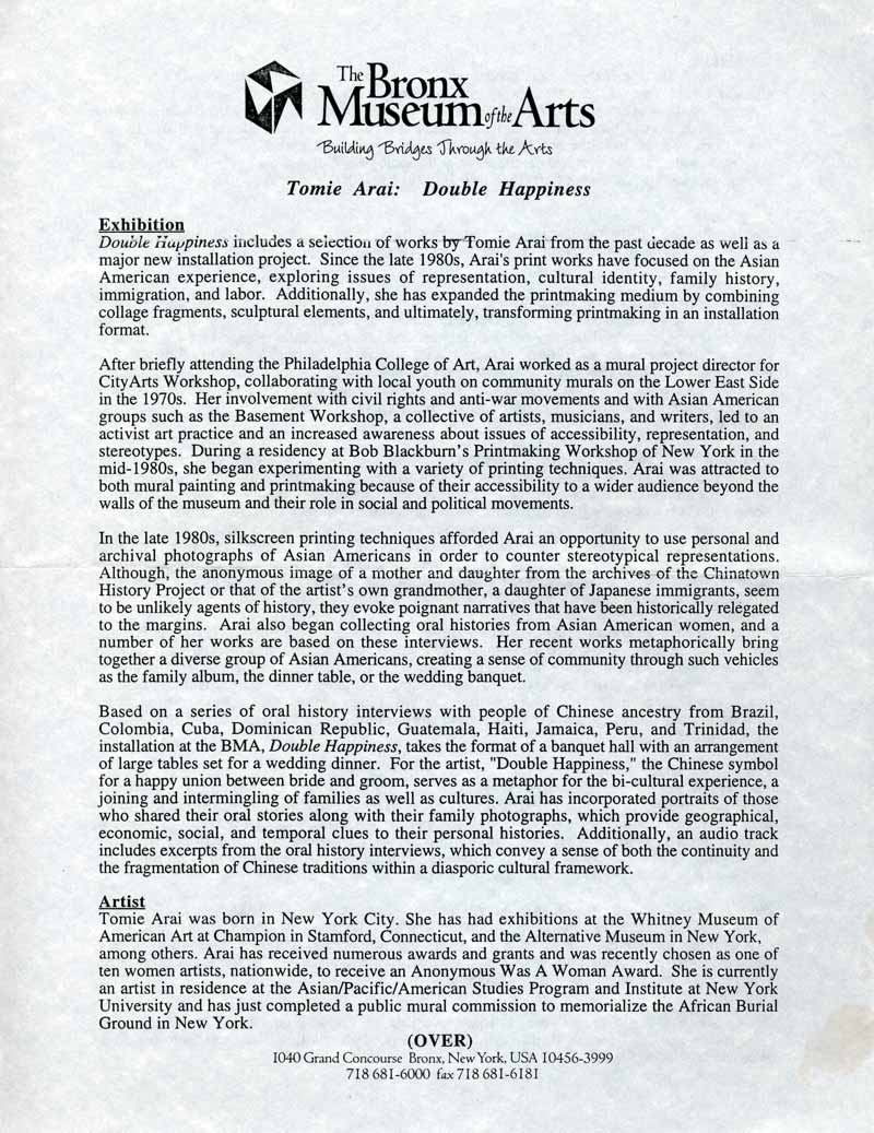 Double Happiness sheet, pg 1