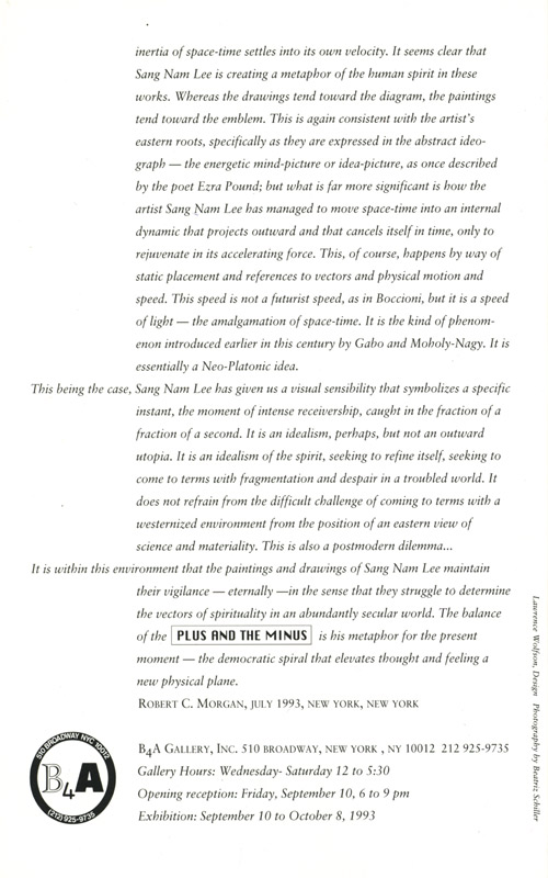 Minus and Plus, leaflet, pg 3