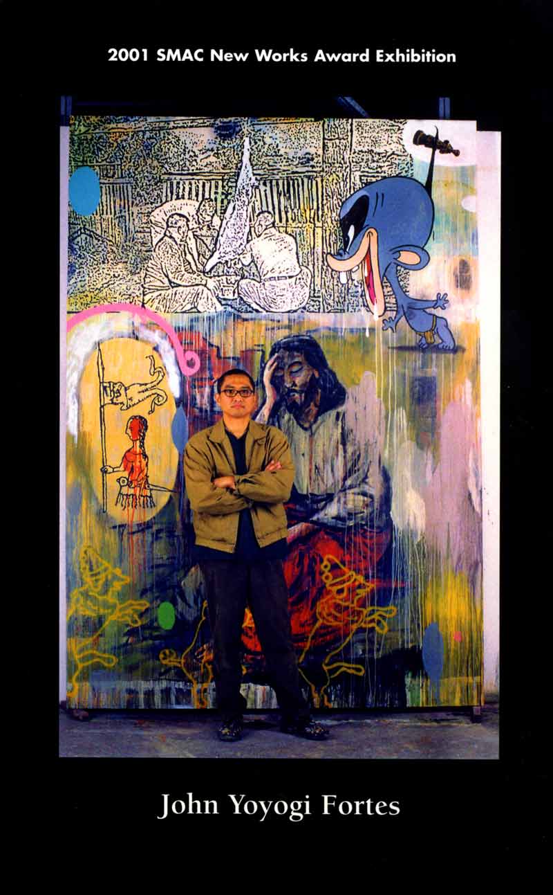 2001 SMAC New Works Award Recipient: John Yoyogi Fortes, postcard, pg 1