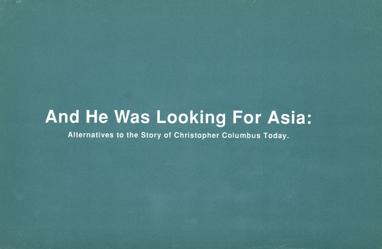 And He Was Looking For Asia, postcard, pg 1