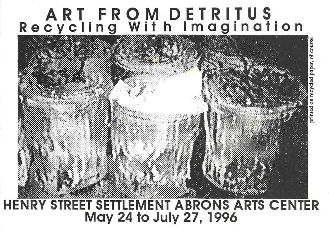 Art from Detritus, postcard, pg 1