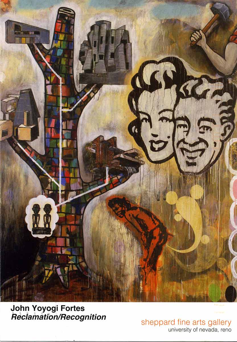John Yoyogi Fortes: Reclamation / Recognition, postcard, pg 1
