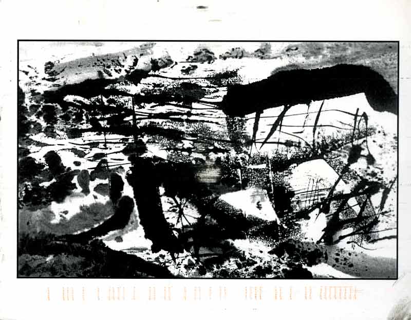 Recent Ink and Performance Works by Zheng Lianjie, postcard, pg 1