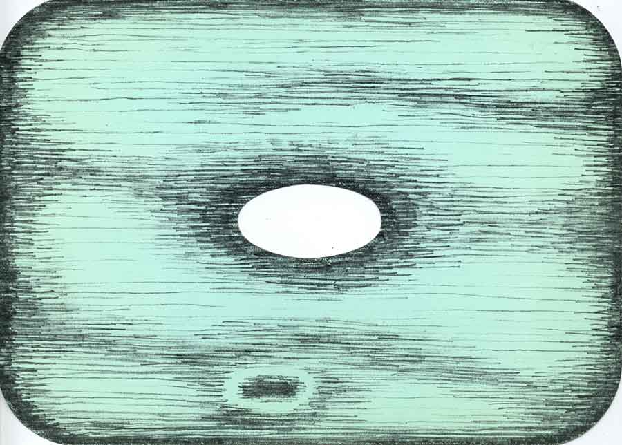White Room: Ti Shan Hsu, postcard, pg 1