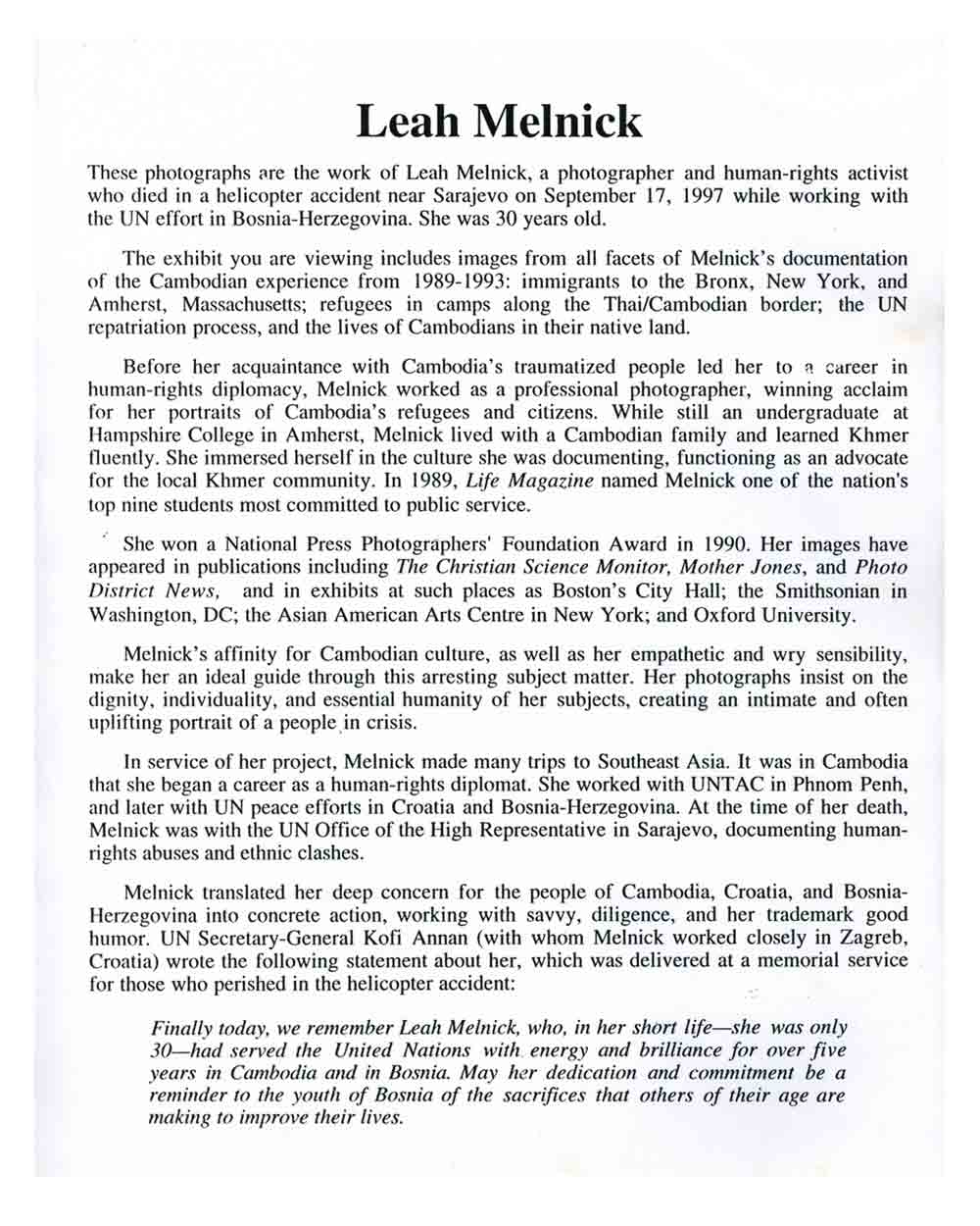 Continuing Struggle press release,  pg 2