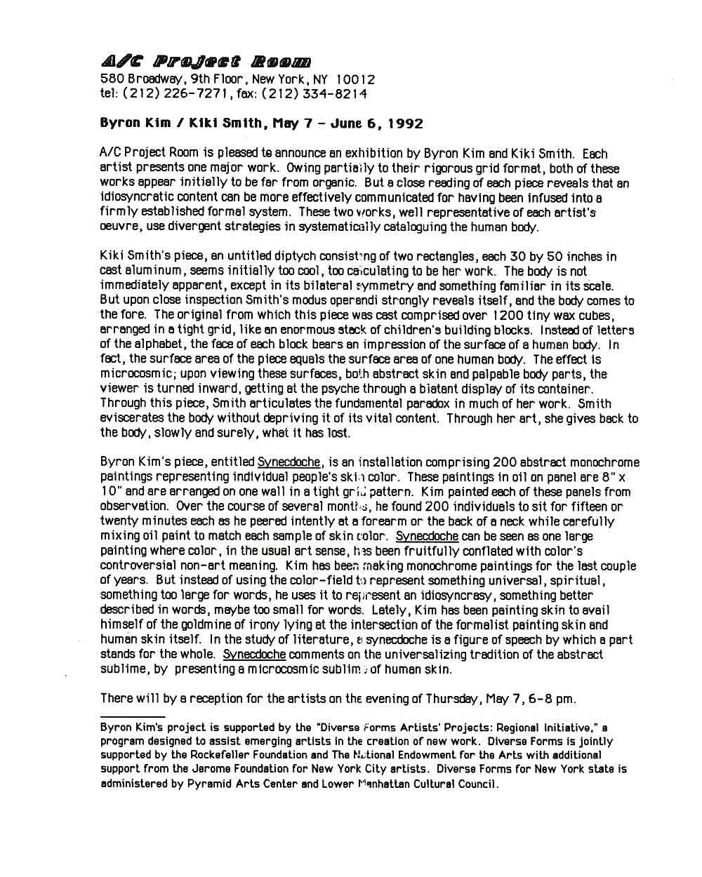 kim byron selected document artasiamerica a digital example of accounting memo