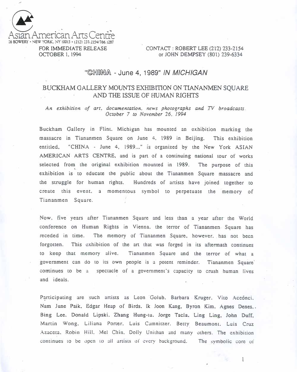 China, June 4 press release, pg 1