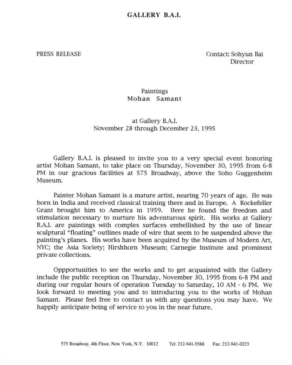 event press release example