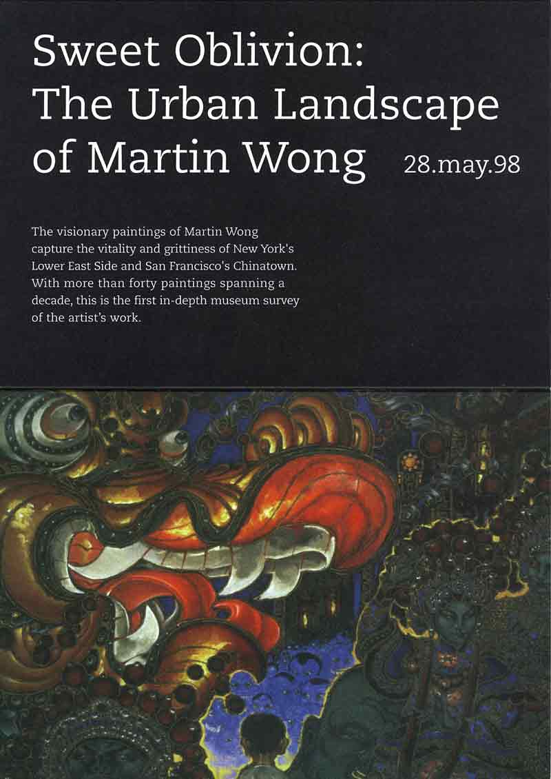Sweet Oblivion: The Urban Landscape of Martin Wong, flyer, pg 1