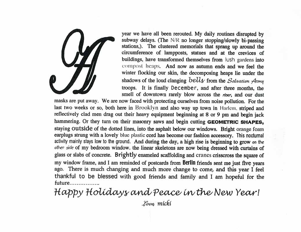 Micki Watanabe Spiller's Greeting card