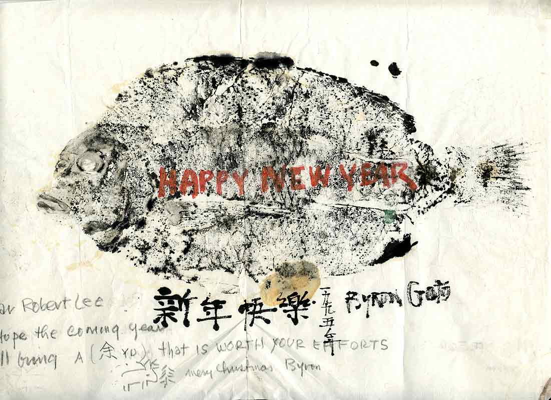 Byron Goto's greeting letter, pg 1