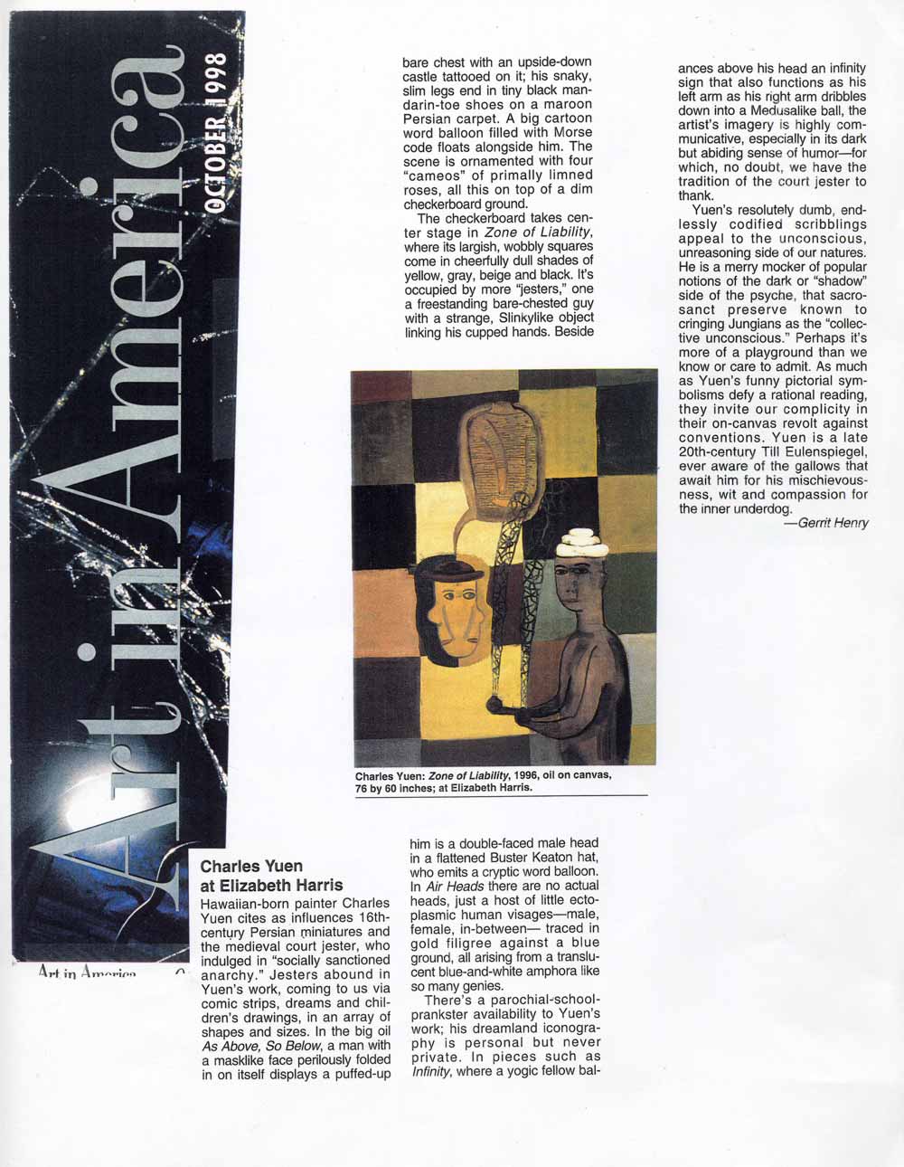 Elizabeth Harris, 1998