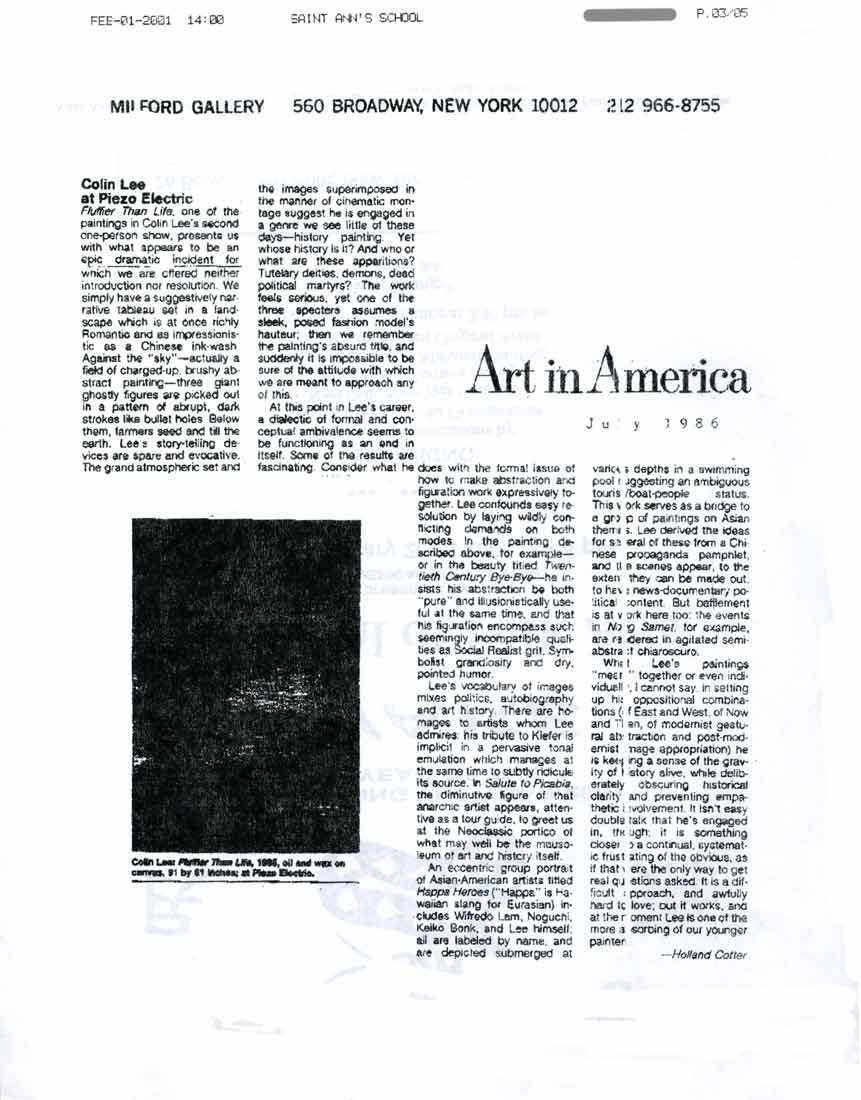 Colin Lee at Piezo Electric, article