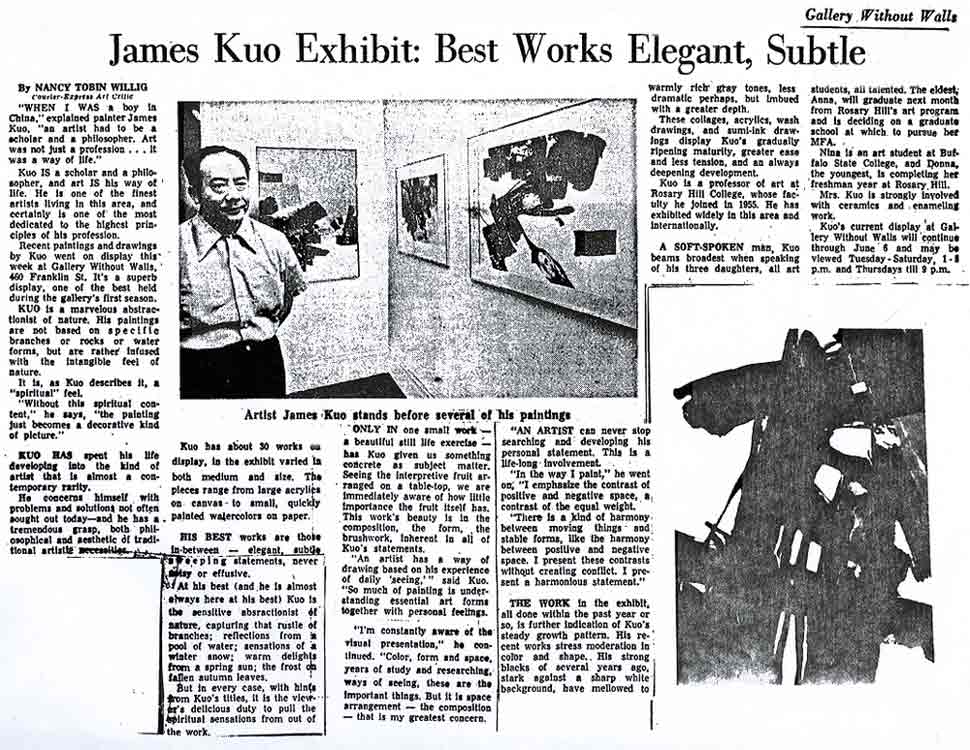 ames Kuo Exhibition: Best Works Elegant, Subtle, article