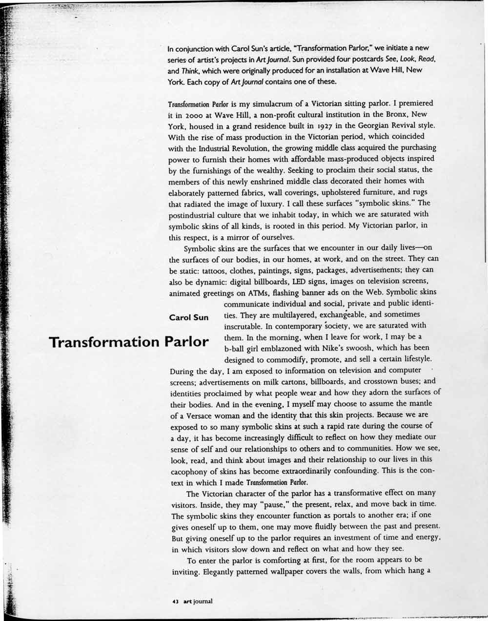 Transformation Parlor